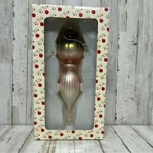 Dillard’s Trimmings Pink and Gold Christmas Ornament